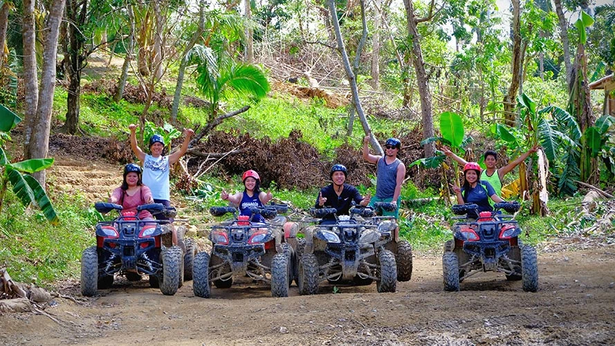 ISLAND HOPPING WITH BUFFET LUNCH, ATV MAILAND & ZIPLINE(JOINERS)